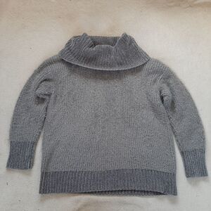 Calvin Klein Cowl Neck Fuzzy Sparkle Knit Sweater Size L